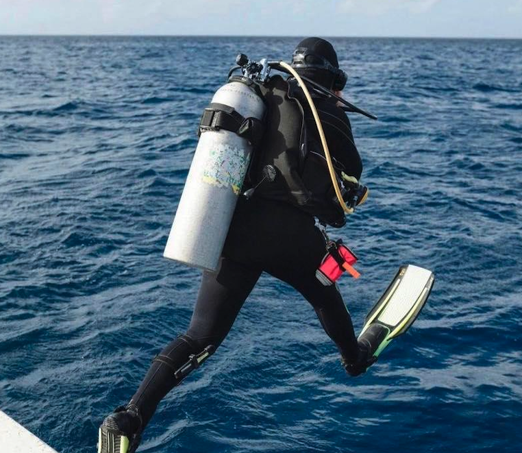 Person diving into water, symbolizing diving deep into benefits management